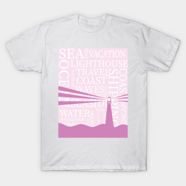 Nautical Lighthouse T-Shirt by nickemporium1